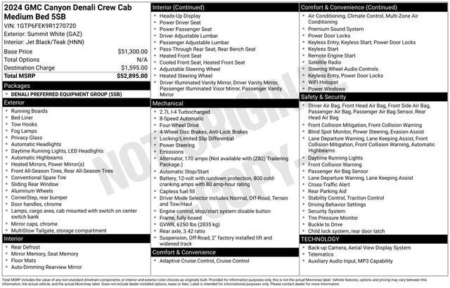 2024 GMC Canyon Denali