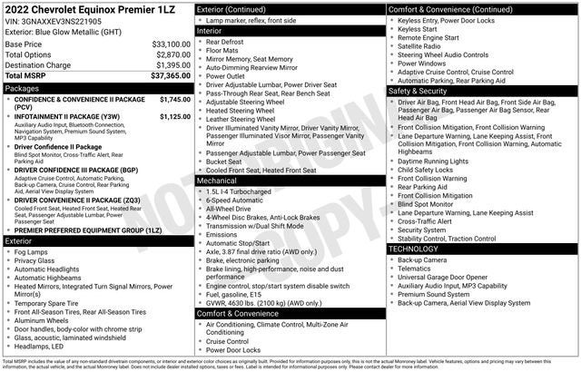 2022 Chevrolet Equinox Premier