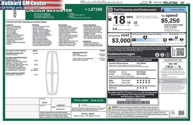 2024 Lincoln Navigator L Reserve