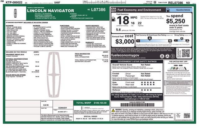2024 Lincoln Navigator L Reserve
