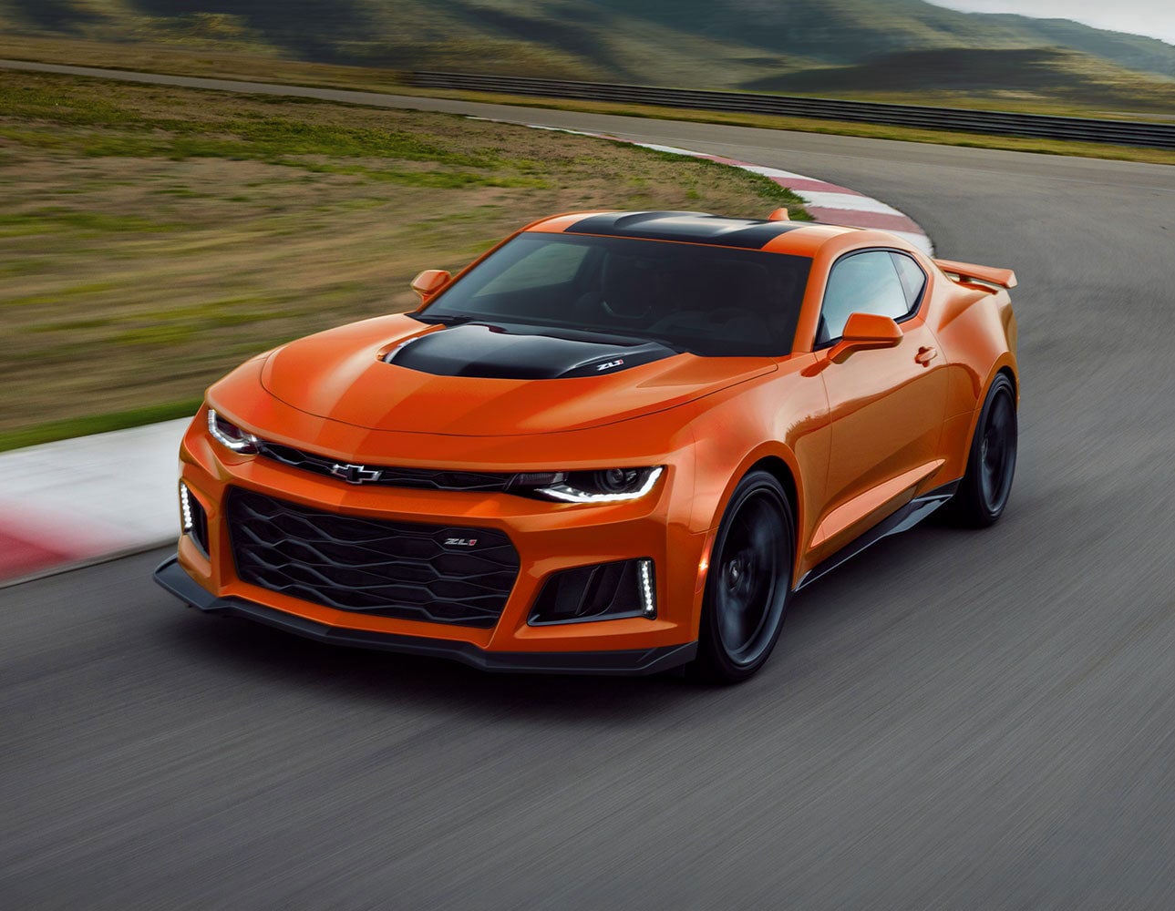 Orange Chevy Camaro